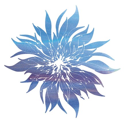 Framed Watercolor Flower 1 Print