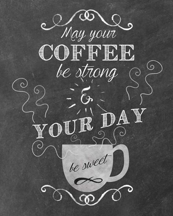 Framed Sweet Coffee Print