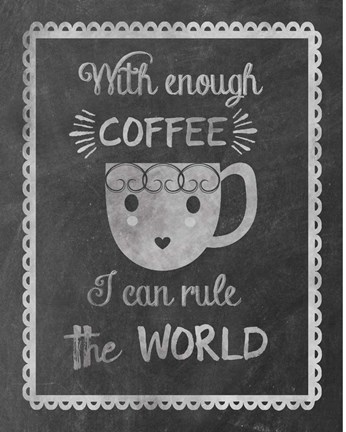 Framed Rule Coffee Print