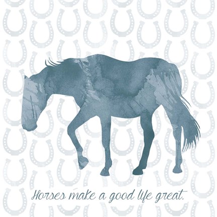 Framed Horse Great Print