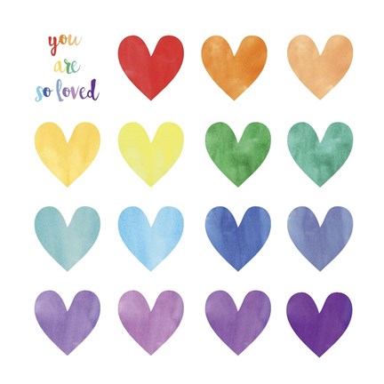 Framed WC Hearts Print