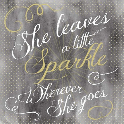 Framed Sparkle Print