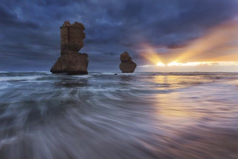 Framed Gibsons Steps Print