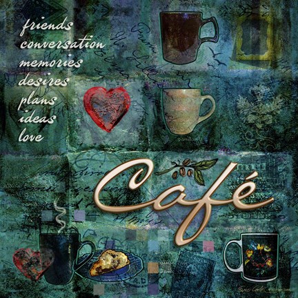 Framed Cafe Print