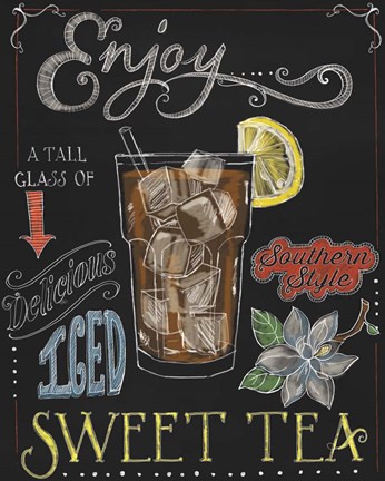 Framed Iced Tea Print