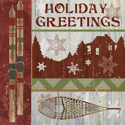 Framed Lodge Greetings Print