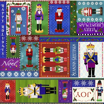 Framed Nutcracker Patt 1 Print