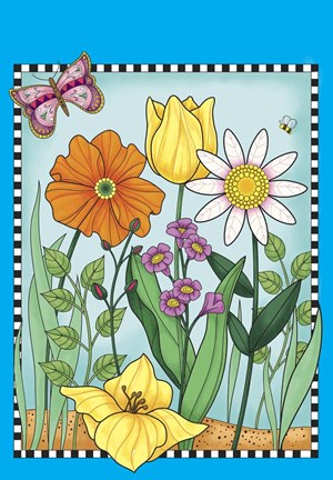 Framed Magical Garden F Print