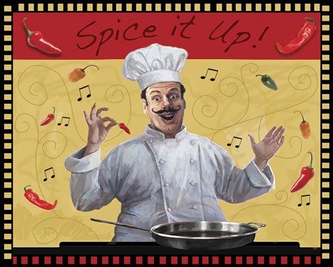 Framed Spice it up Master Print