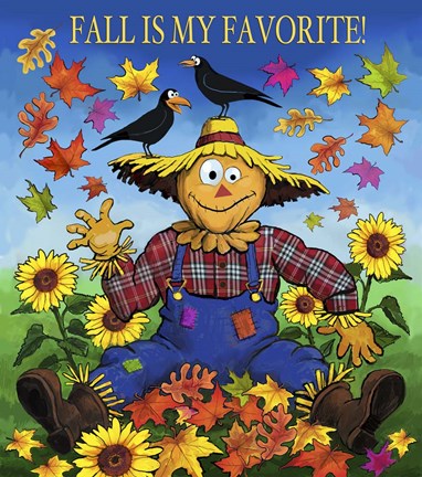 Framed Scarecrow Print