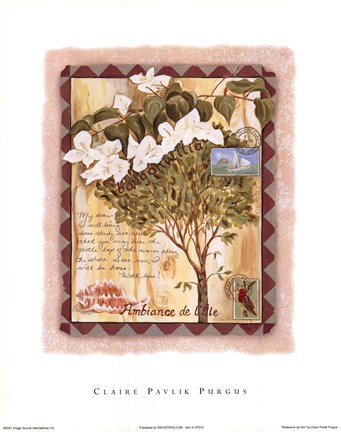 Framed Ambiance de Isle Print