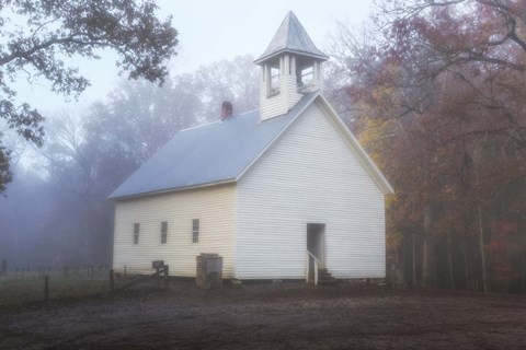 Framed Primitive Baptist Church Fog Print