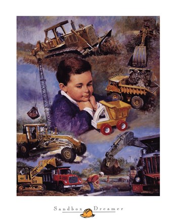 Framed Sandbox Dreamer Print