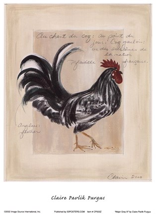 Framed Major Grey III Print