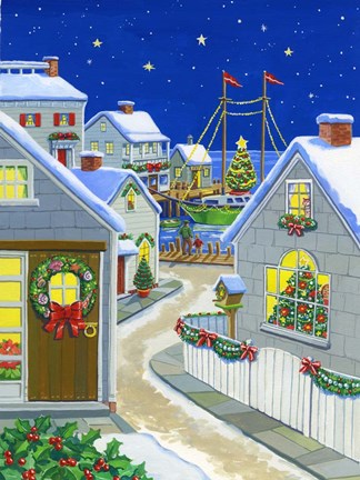 Framed All is Bright Print