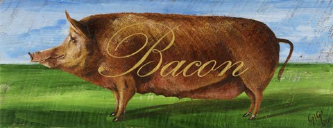 Framed Bacon Print