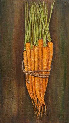 Framed Carrots Print