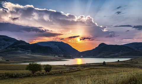 Framed Sunrays Print