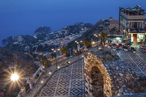 Framed Castel Mola Print