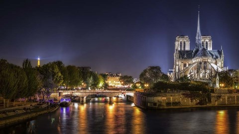 Framed Notre Dame III Print