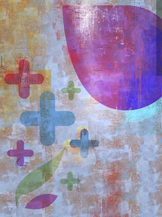 Framed Graphic Abstract 1 Print