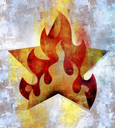 Framed Graphic Abstract 2 Print