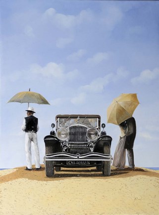 Framed Baci nel Deserto Print