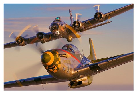 Framed North American P-51D-25-NA &#39;Mustang&#39; N5428V Print
