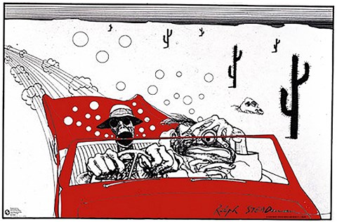 Framed Fear &amp; Loathing Print