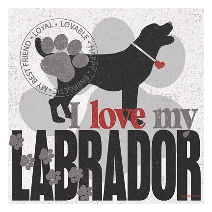 Framed Labrador Print