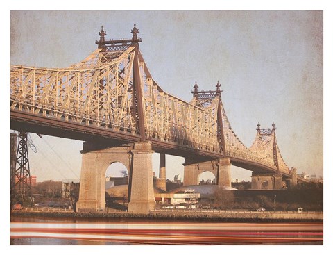Framed Queensborough Bridge Print