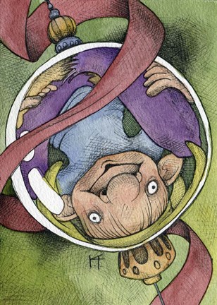 Framed Elf VIII Print