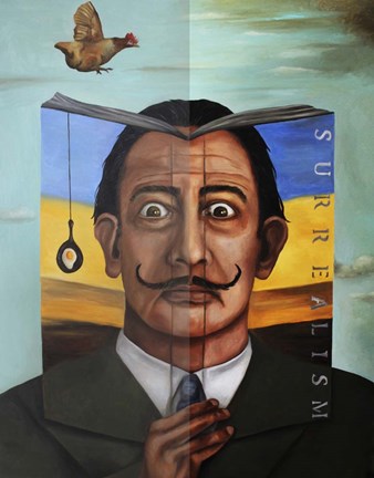 Framed Book Of Surrealism Print