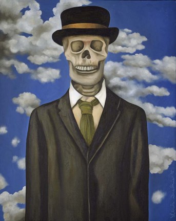 Framed Skeleton From My Closet Print