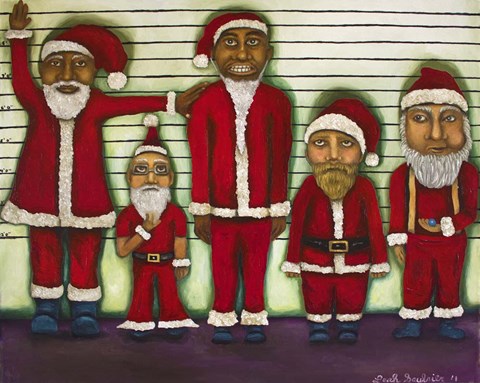 Framed Line Up Print