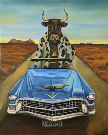 Framed Power Steering Print