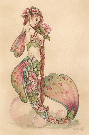 Framed Spring Blossom Tide Print