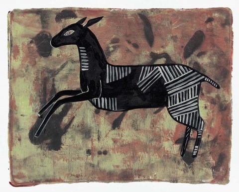 Framed Ethnic Deer Print