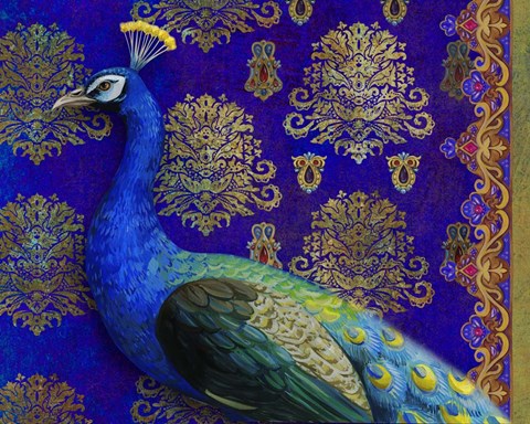 Indian Peacock Fine Art Print by Maria Rytova at FulcrumGallery.com