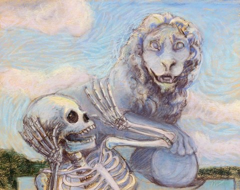 Framed Ahh! Scary! Print