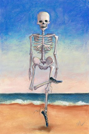 Framed Skeltic Dancer Print
