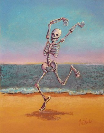 Framed Skelly Dancer VIII Print
