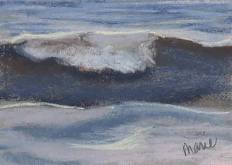 Framed Wave Portrait No. 12 Print