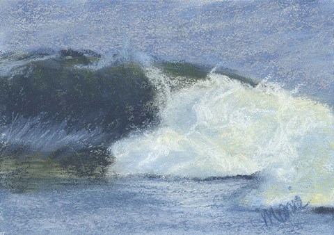 Framed Wave Portrait No. 76 Print