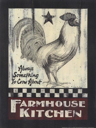 Framed Farmhouse Kitchen Print