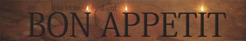 Framed Bon Appetit Print