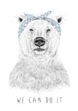 Framed We Can Do It Print