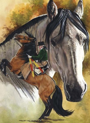 Framed Lusitano Print