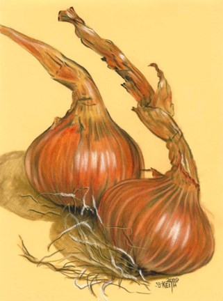 Framed Spanish Onions Print