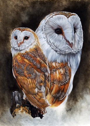 Framed Lustrous Print